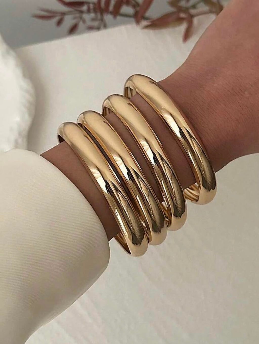Vintage Atlas Cuff Set