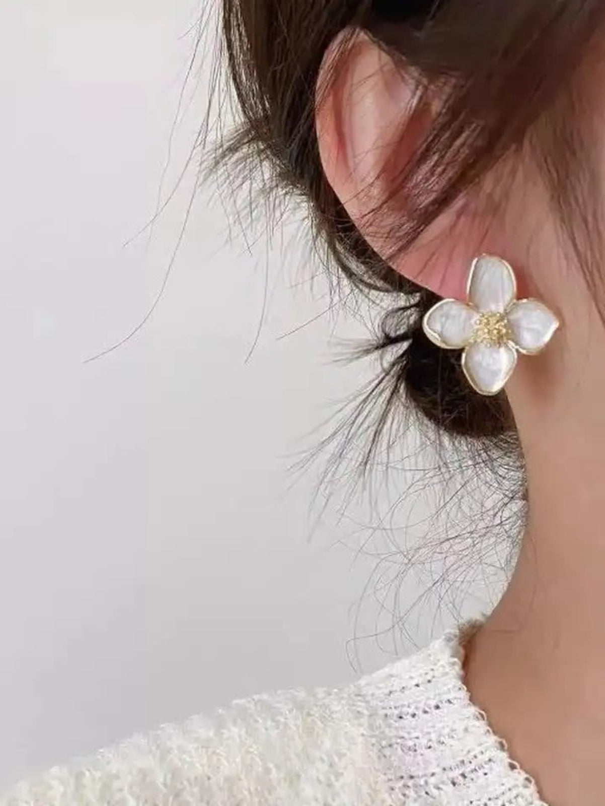 French Floral earrings